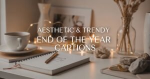 Aesthetic & Trendy End of the Year Captions