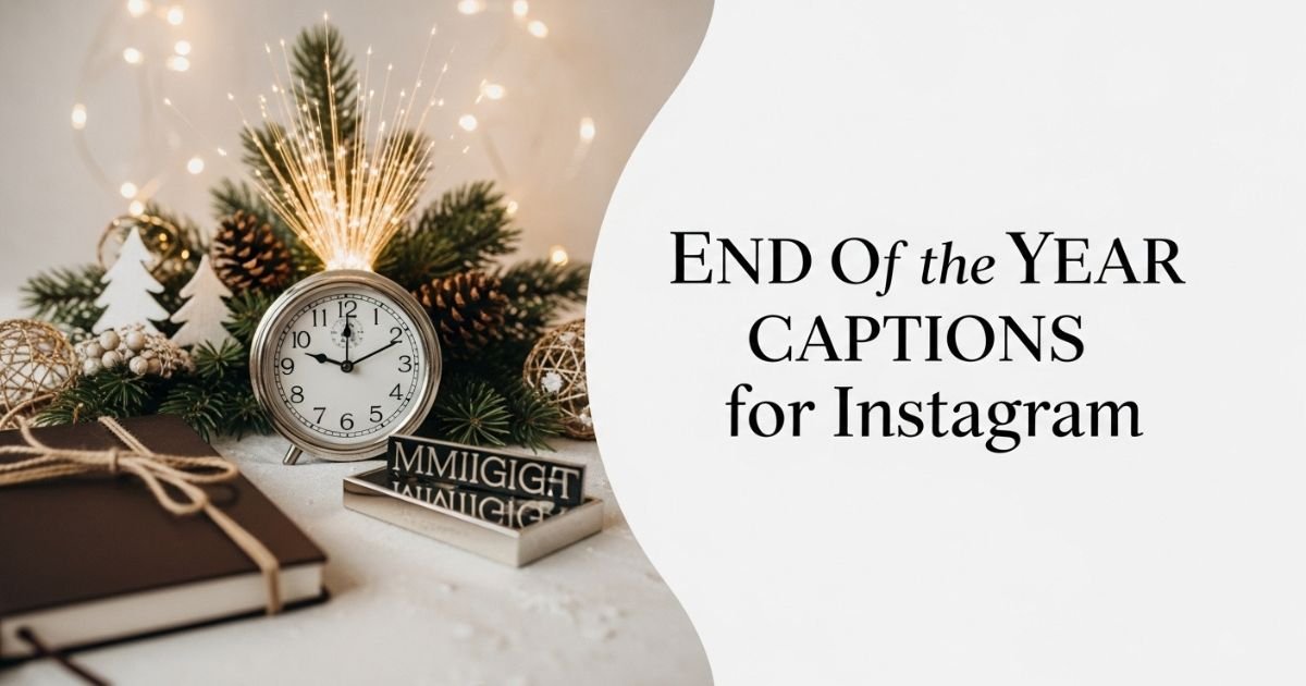 End of the Year Captions for Instagram to Feel It All