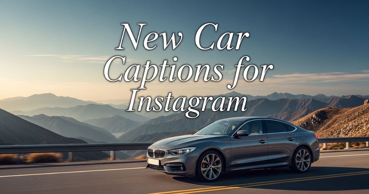 Feel the Thrill: 575+ New Car Captions for Instagram