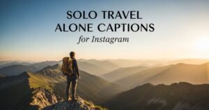 Solo Travel Alone Captions for Instagram