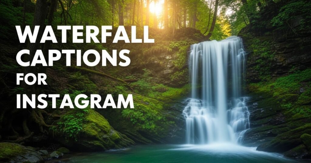 530+ Waterfall Captions for Instagram Best Short Quotes