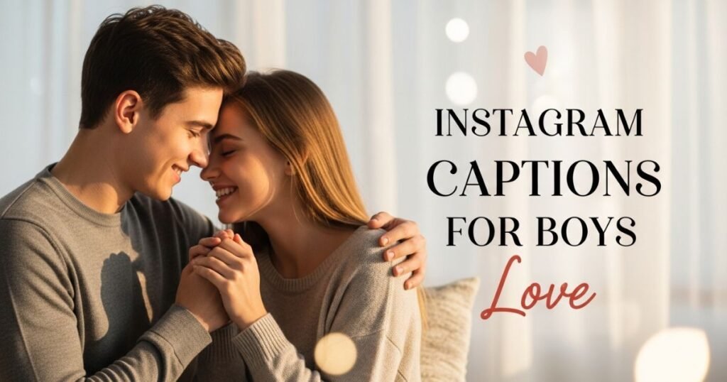 570+ Instagram Captions for Boys Love | Powerful Lines