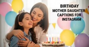 Birthday Mother Daughter Captions for Instagram
