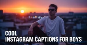 Cool Instagram Captions for Boys