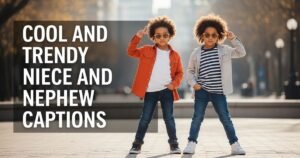 Cool and Trendy Niece and Nephew Captions