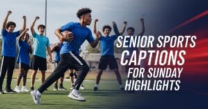 Senior Sports Captions for Sunday Highlights