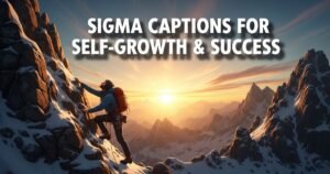 Sigma Captions for Self-Growth & Success