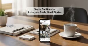 Sigma Captions for Instagram Reels, Bio & Stories