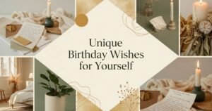 Unique Birthday Wishes for Yourself