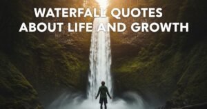 Waterfall Quotes About Life and Growth
