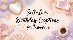 Self-Love Birthday Captions for Instagram