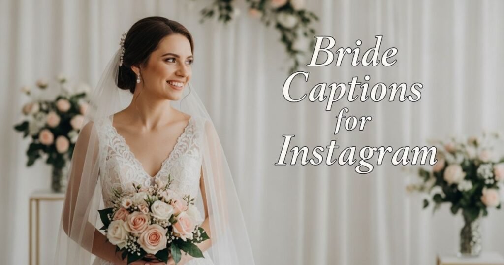 560+ Bride Captions for Instagram to Spark Wedding Magic
