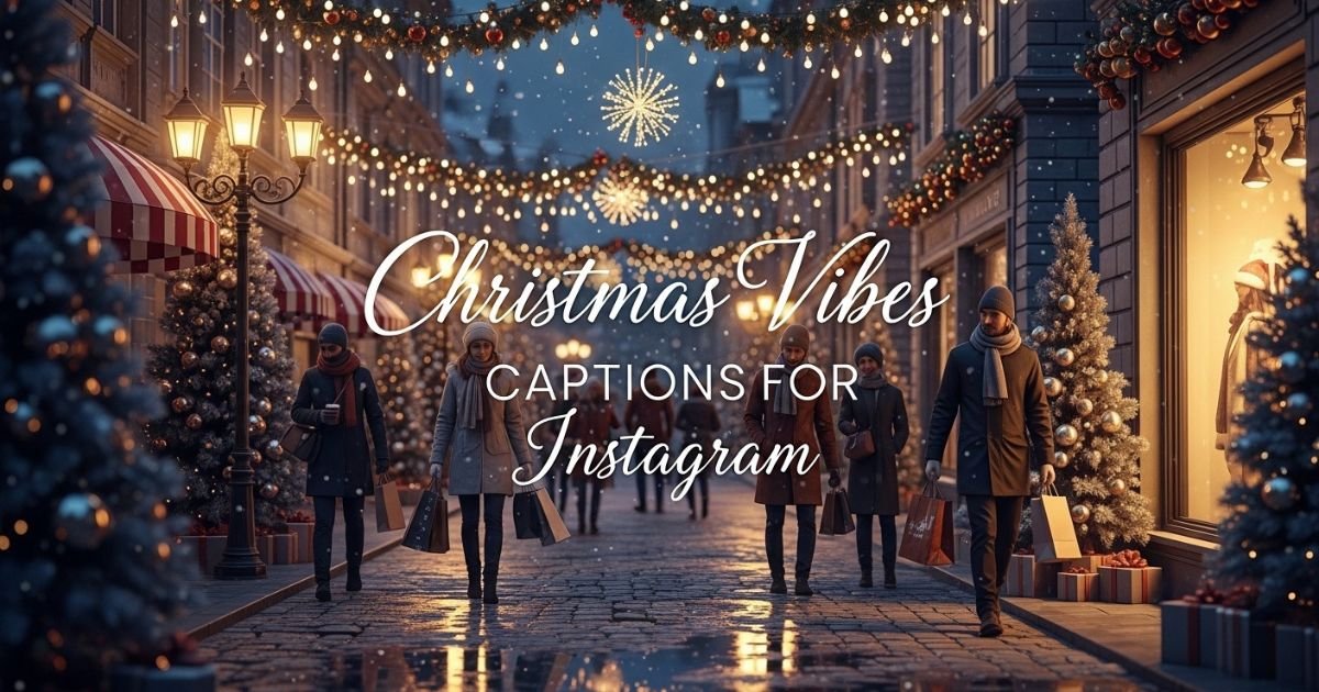 590+ Heartfelt Christmas Vibes Captions for Instagram