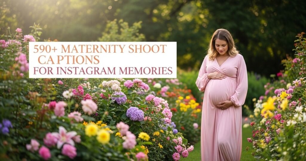 590+ Maternity Shoot Captions for Instagram Memories