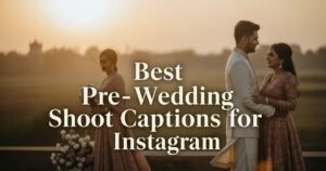 Best Pre-Wedding Shoot Captions for Instagram