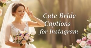 Cute Bride Captions for Instagram