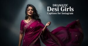 Dramatic Desi Girls Captions for Instagram