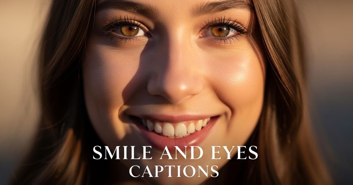 Smile and Eyes Captions