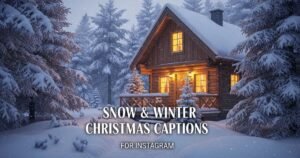 Snow & Winter Christmas Captions