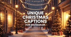 Unique Christmas Captions for Instagram