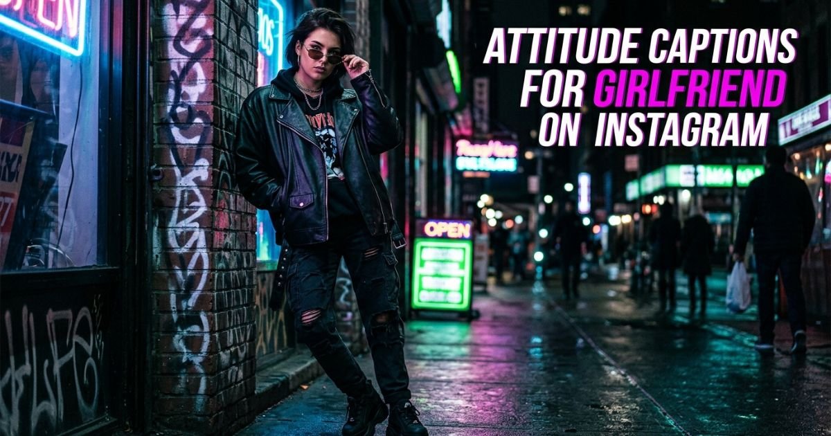Attitude Captions for Girlfriend on Instagram