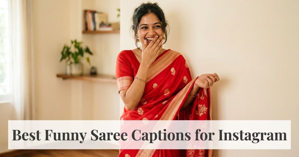 Best Funny Saree Captions for Instagram