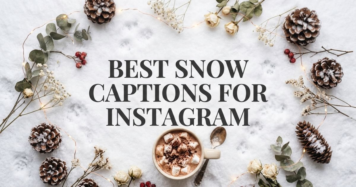 Best Snow Captions for Instagram