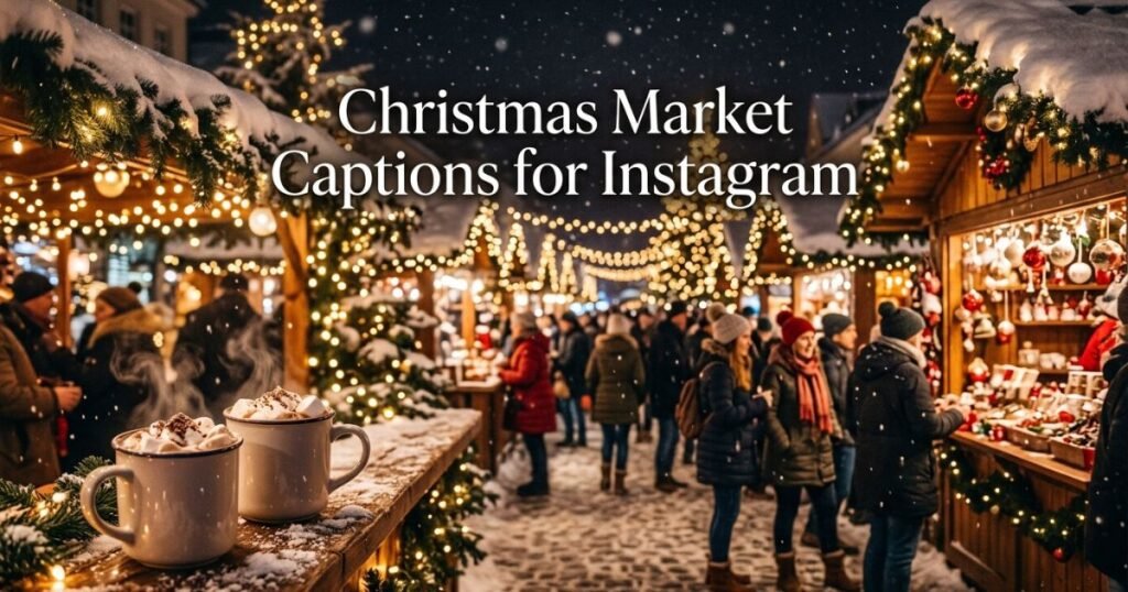 Christmas Market Captions for Instagram