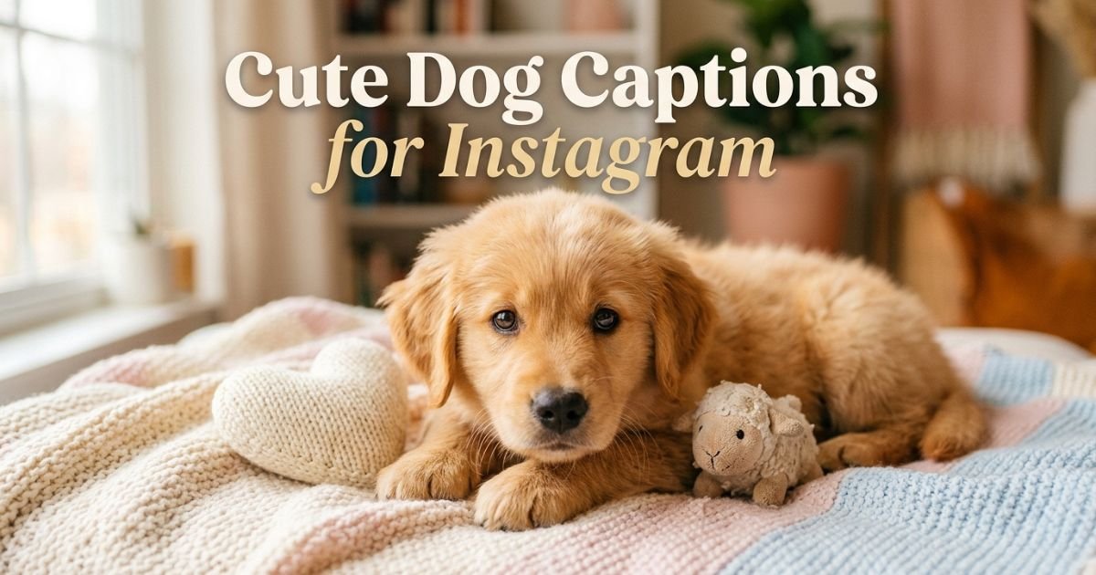 Cute Dog Captions for Instagram