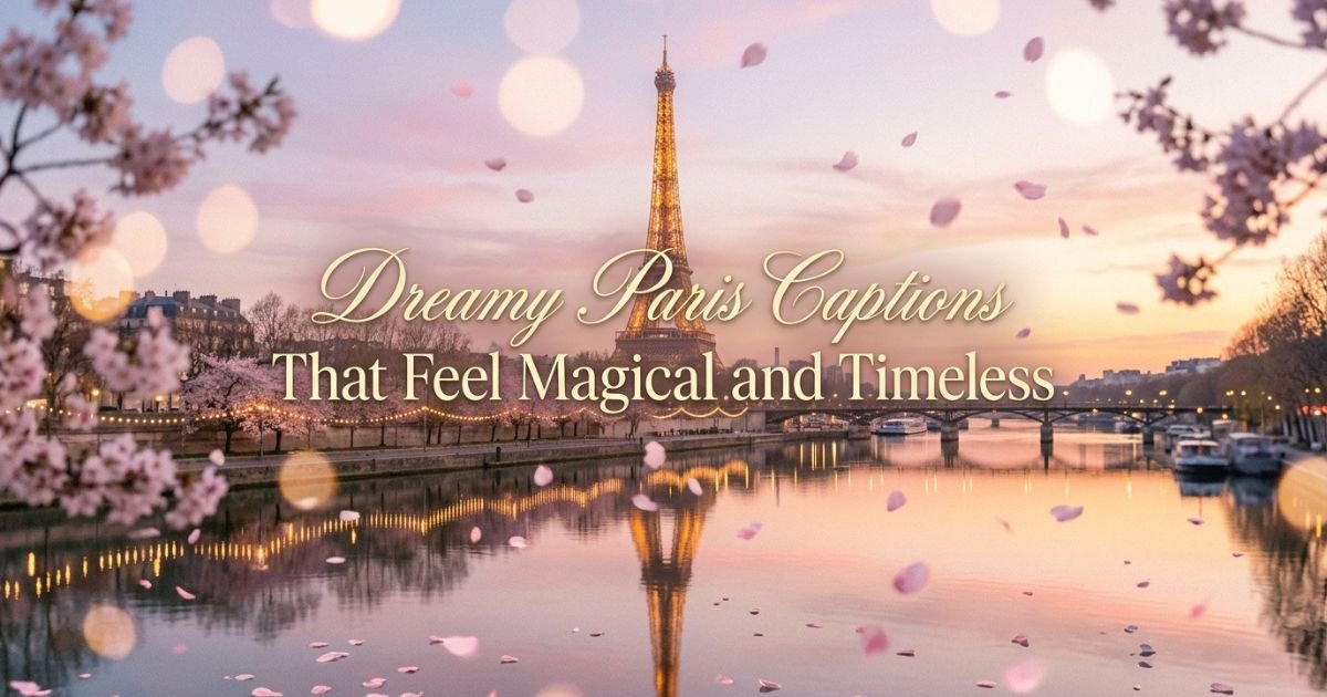 Dreamy Paris Captions That Feel Magical & Timeless