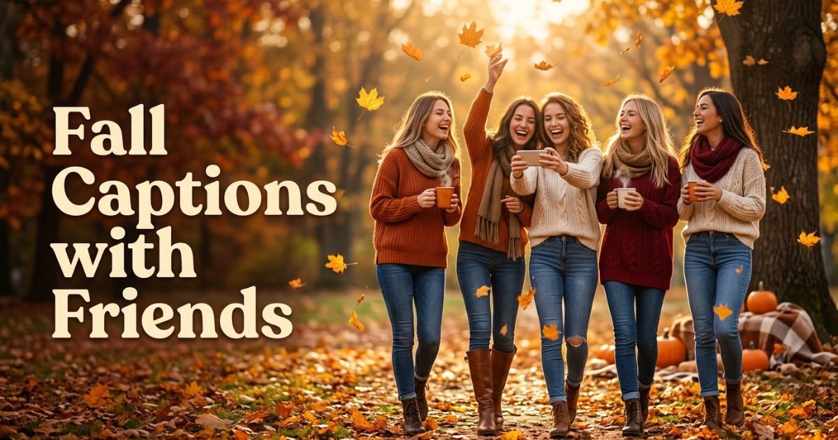 Fall Captions with Friends