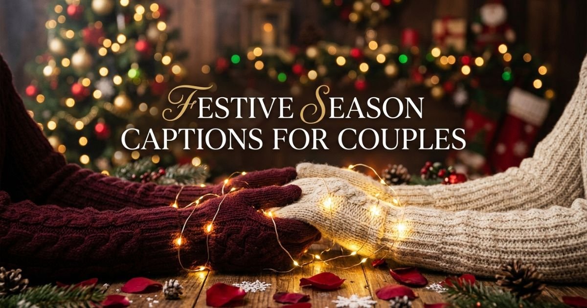 Festive Season Captions for Couples