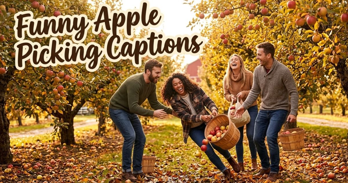 Funny Apple Picking Captions