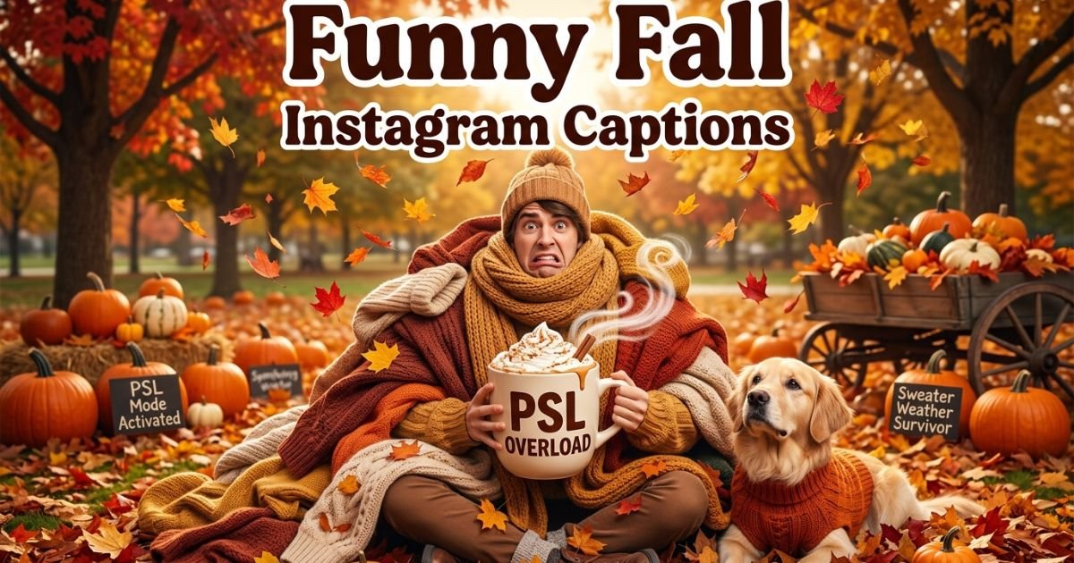 Funny Fall Instagram Captions