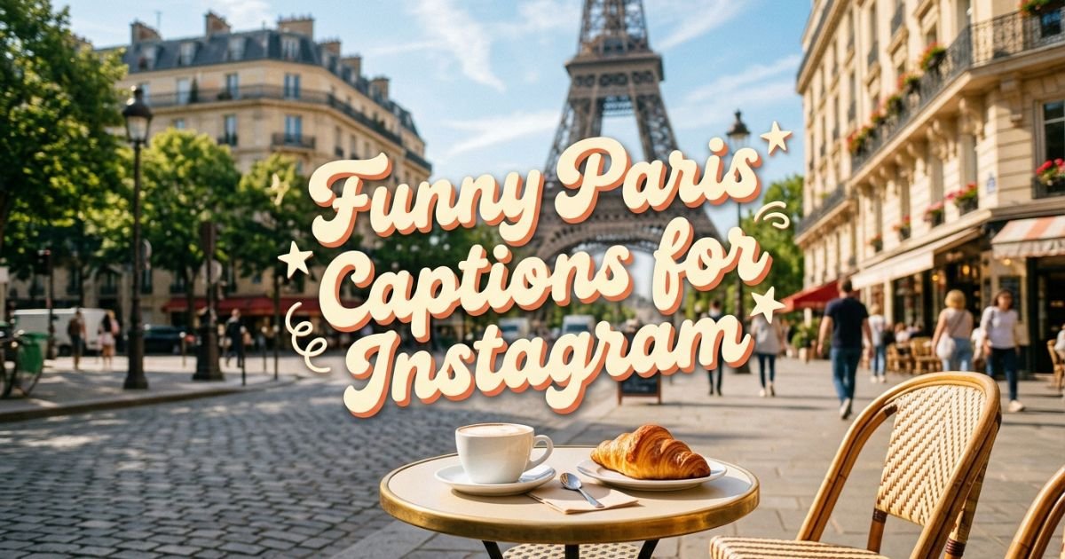 Funny Paris Captions for Instagram