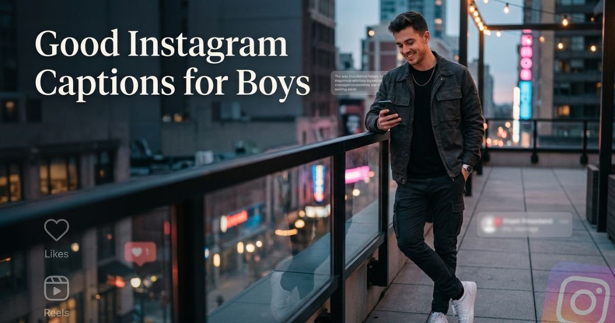 Good Instagram Captions for Boys