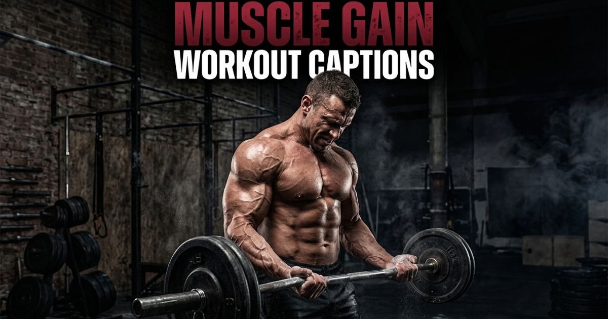 Muscle Gain Workout Captions