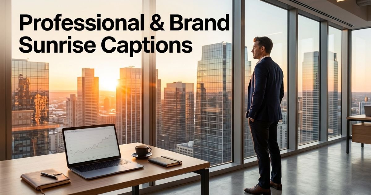 Professional & Brand Sunrise Captions