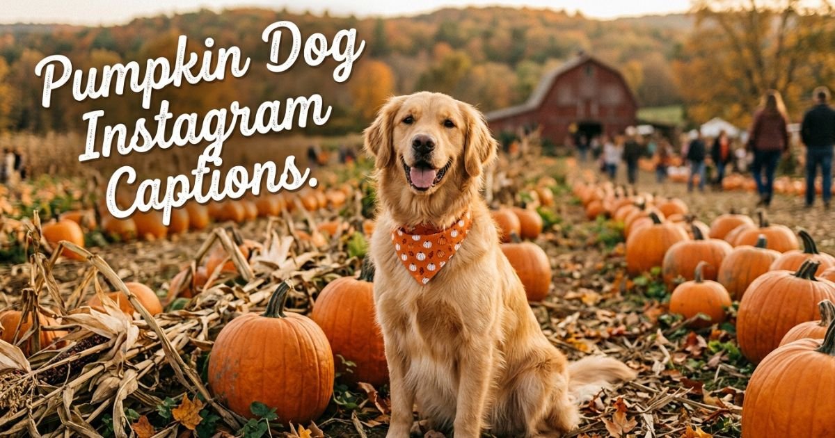 Pumpkin Dog Instagram Captions