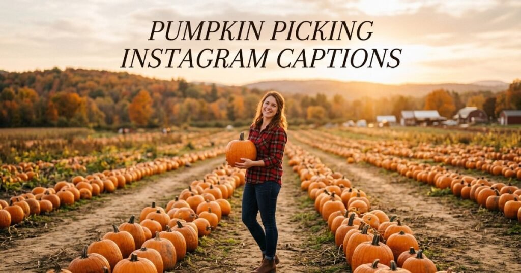 Pumpkin Picking Instagram Captions for Fall Vibes