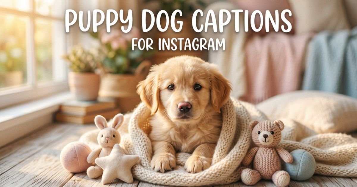 Puppy Dog Captions for Instagram