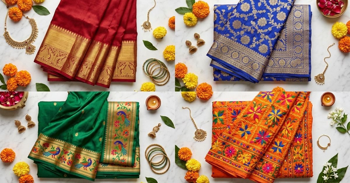 Regional Saree Day Captions