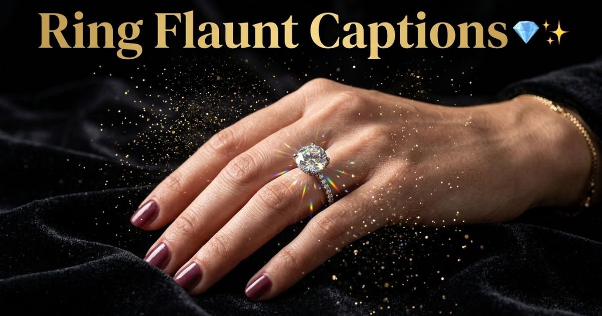 Ring Flaunt Captions