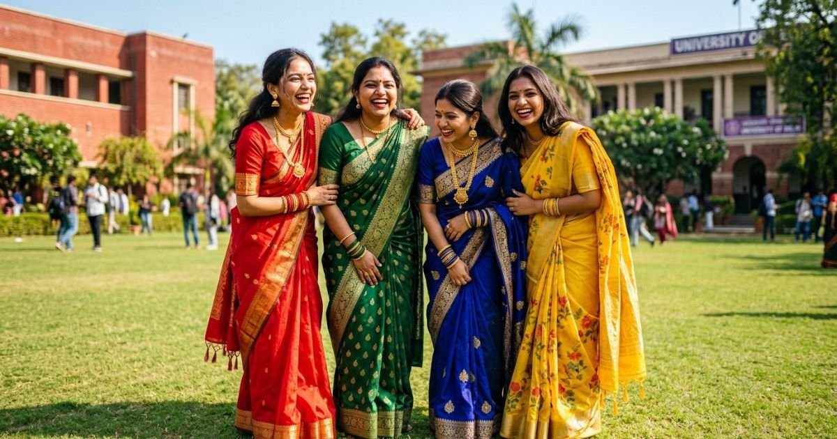Saree Day Captions for Squad and Friends