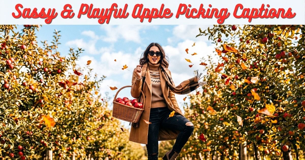 Sassy & Playful Apple Picking Captions
