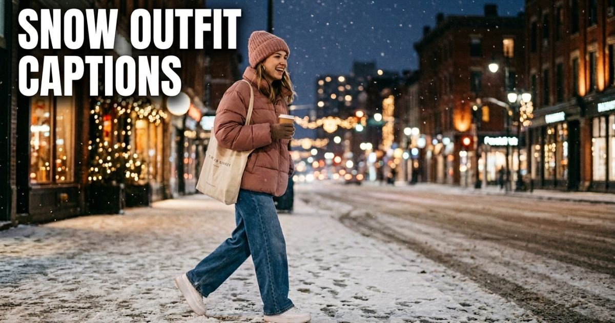 Snow Outfit Captions