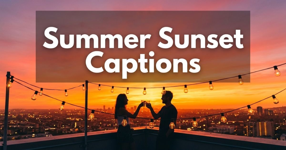 Summer Sunset Captions