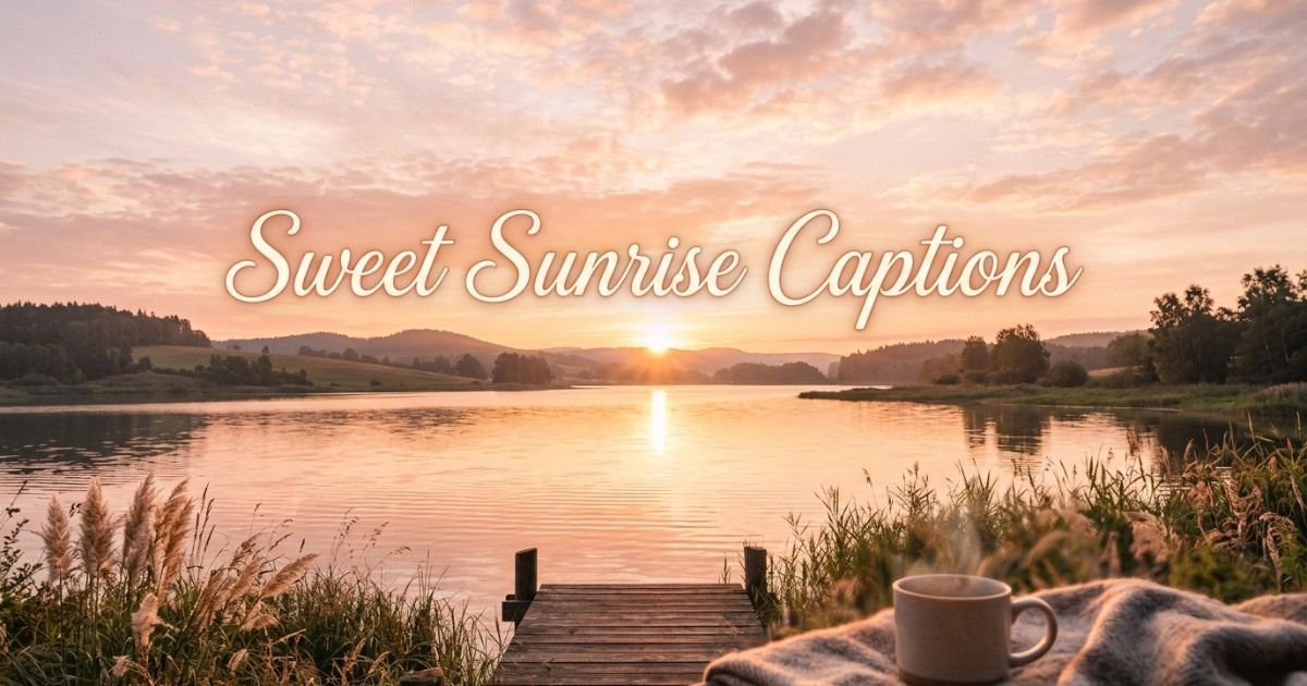 Sweet Sunrise Captions