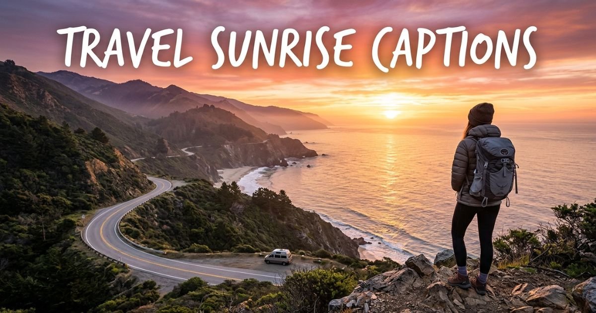 Travel Sunrise Captions