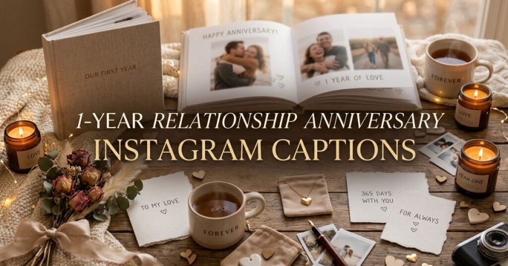 1-Year Relationship Anniversary Instagram Captions